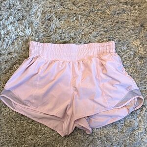 lululemon athletica Pale Pink Running Shorts